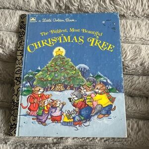 💙 The Biggest Most Beautiful Christmas Tree A Little Golden Book